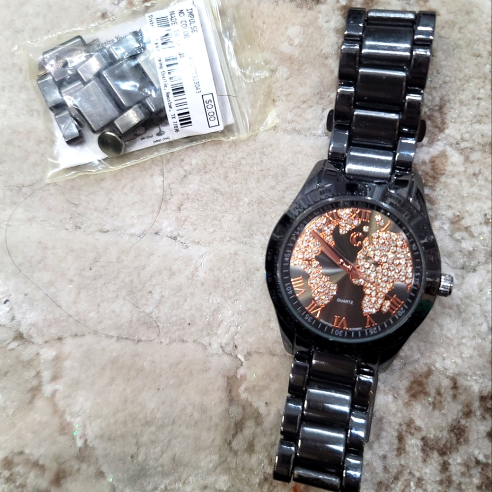 Rosegold Map Watch